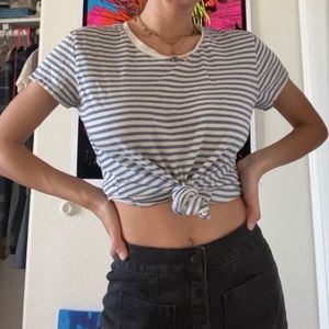 brandy melville striped tee